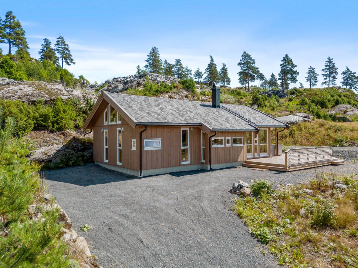Hytte med høy standard i fantastiske omgivelser og god beliggenhet ved ...